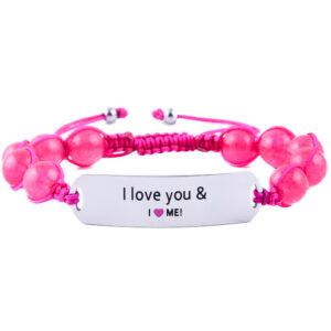 I love you, motivational bracelet