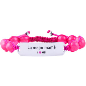 La mejor mamá pulsera con piedras naturales