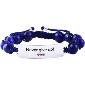 Never Give up! motivational bracelet