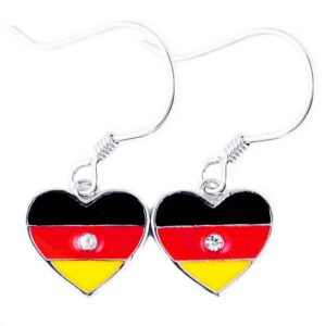 German flag earrings